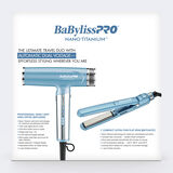 BaBylissPRO&reg; Nano Titanium&trade; Limited Edition Professional Nano Light Dryer & 1" Compact Ultra-Thin Flat Iron Prepack, , hi-res 4