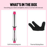 BaBylissPRO&reg; Limited Edition Prima3000&reg; 1&frac14;" Styling Iron (Hot Pink), , hi-res 5