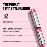 BaBylissPRO&reg; Limited Edition Prima3000&reg; 1&frac14;" Styling Iron (Hot Pink), , hi-res 3
