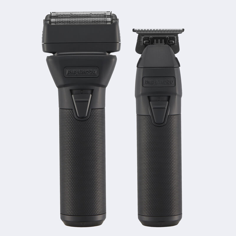 BaBylissPRO&reg; FXONE&trade; BLACKFX Trimmer & Double-Foil Shaver Prepack, , hi-res