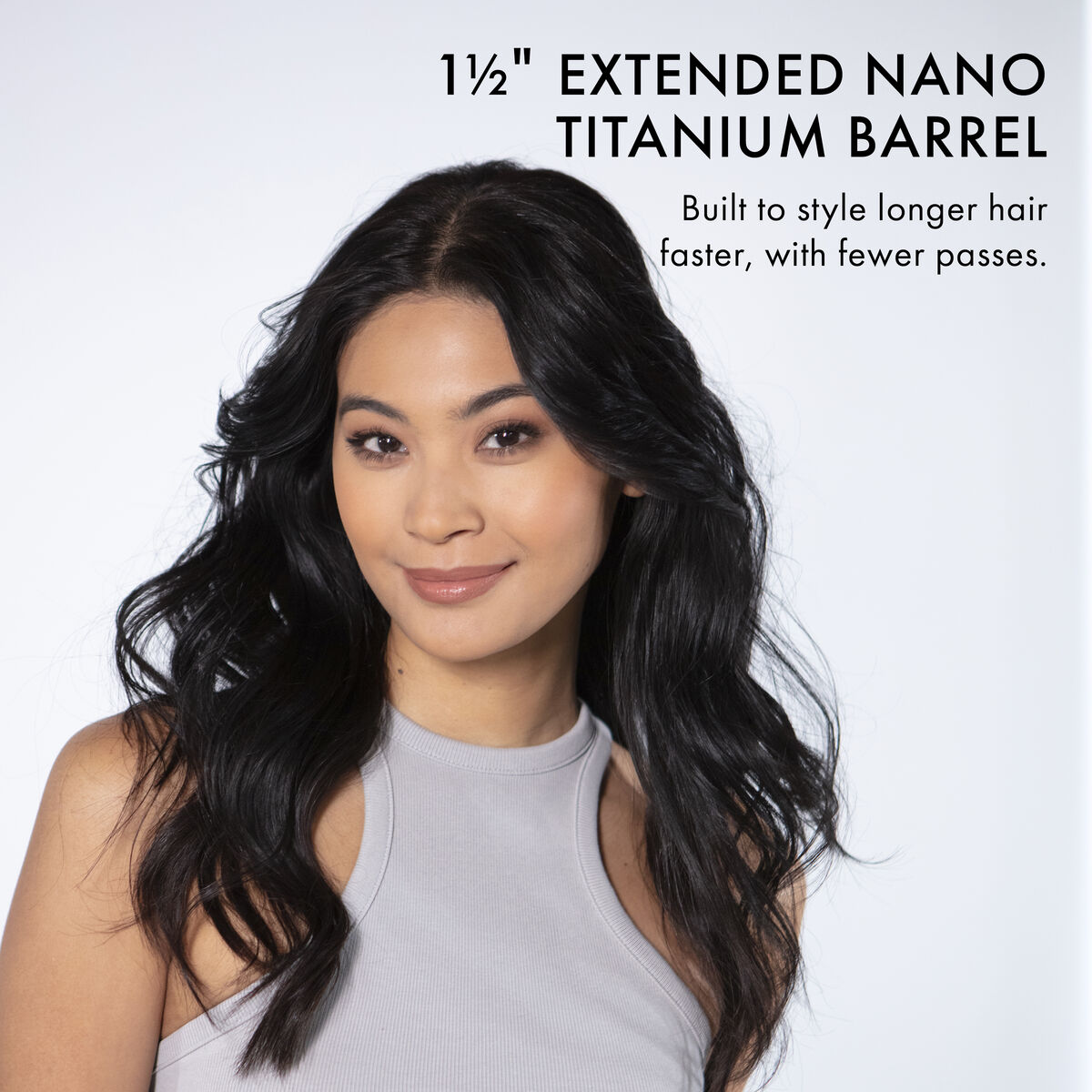 BaBylissPRO&reg; Nano Titanium&trade; 1&frac12;" Extended Barrel Curling Iron, , hi-res 3