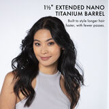 BaBylissPRO&reg; Nano Titanium&trade; 1&frac12;" Extended Barrel Curling Iron, , hi-res 3