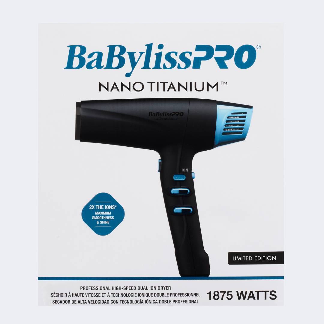 Nano Titanium Dual Ionic Dryer (Black & Blue)
