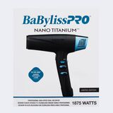 BaBylissPRO&reg; Nano Titanium&trade; Limited Edition Black & Blue Professional High-Speed Dual Ionic Dryer, , hi-res 4