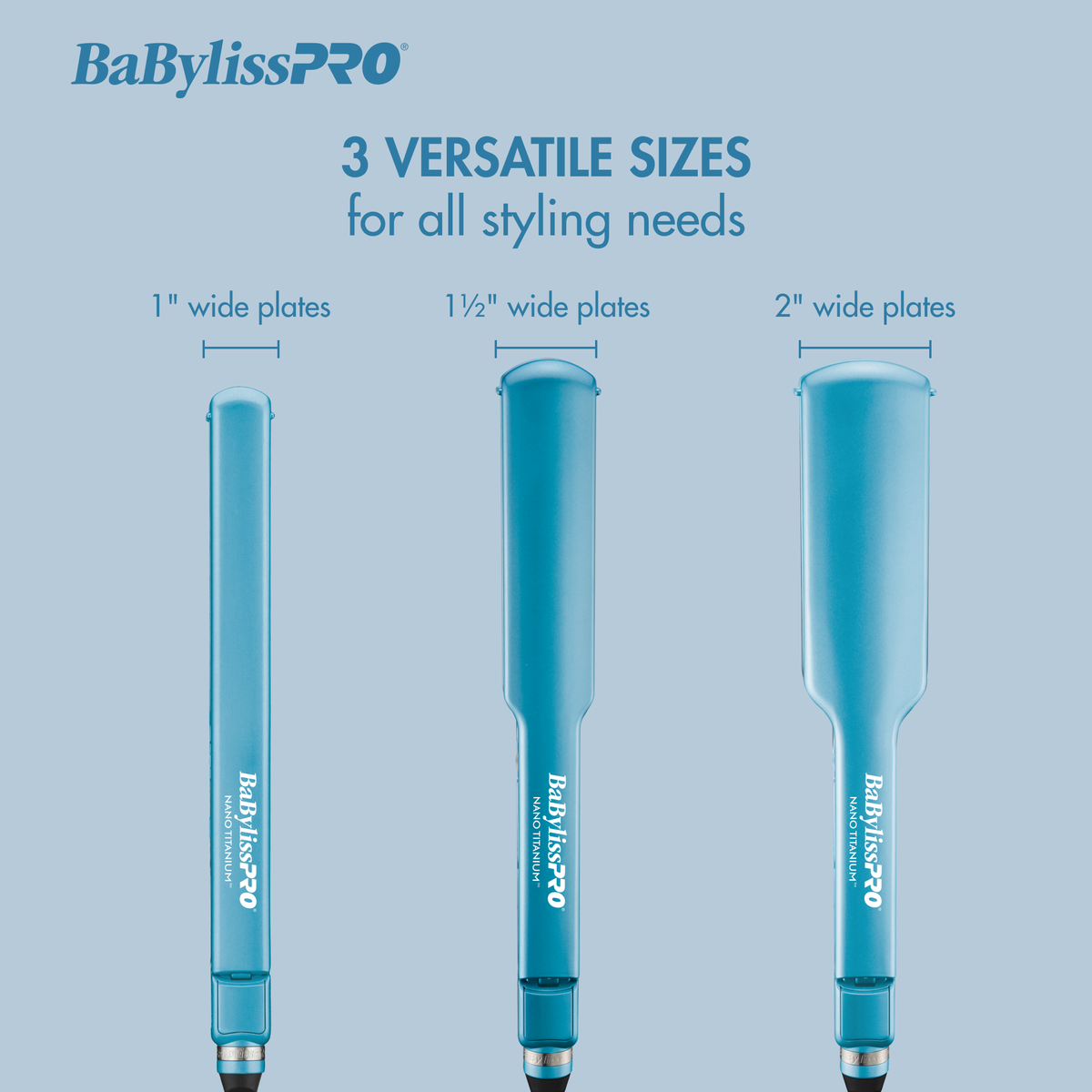 BaBylissPRO&reg; Nano Titanium&trade; 1&frac12; " Ultra-Thin Straightener, , hi-res 7