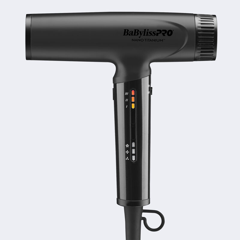 BaBylissPRO&reg; Nano Titanium&trade; Matte Black Light Ionic High-Speed Dryer, , hi-res