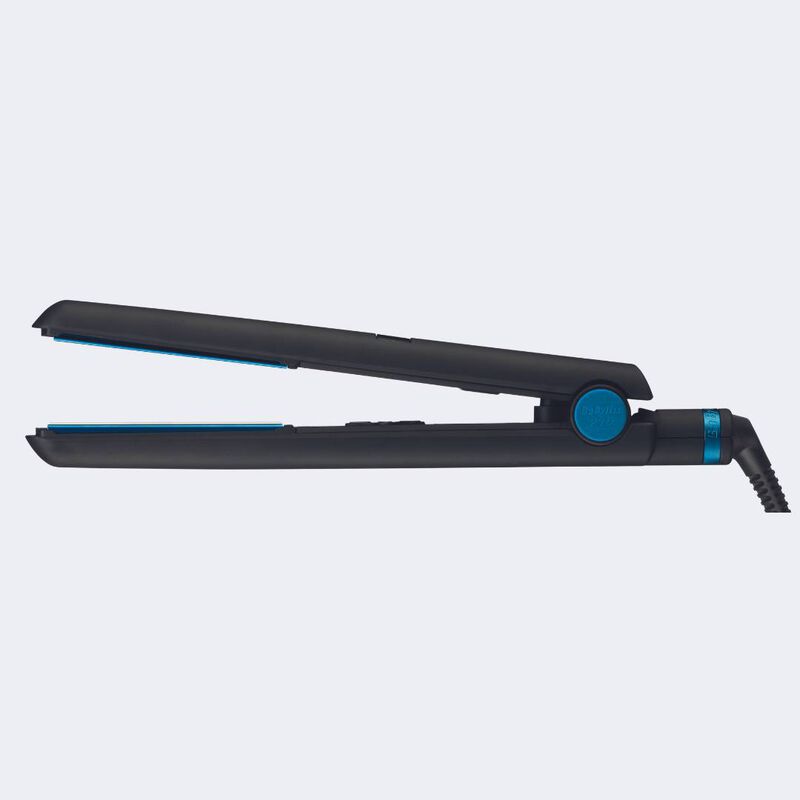 BaBylissPRO&reg; Nano Titanium&trade; Limited Edition Black & Blue 1" Digital Flat Iron, , hi-res