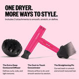 BaBylissPRO&reg; Limited Edition Nano Light High-Speed Ionic Dryer (Hot Pink), , hi-res 4