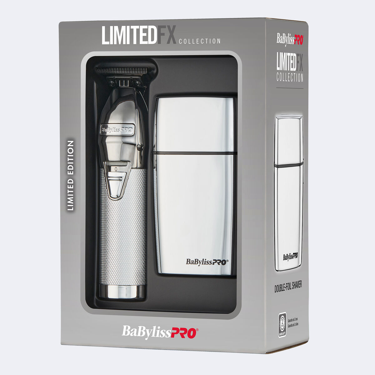 BaBylissPRO&reg; LimitedFX Silver Trimmer and Double-Foil Shaver Gift Set, , hi-res 3
