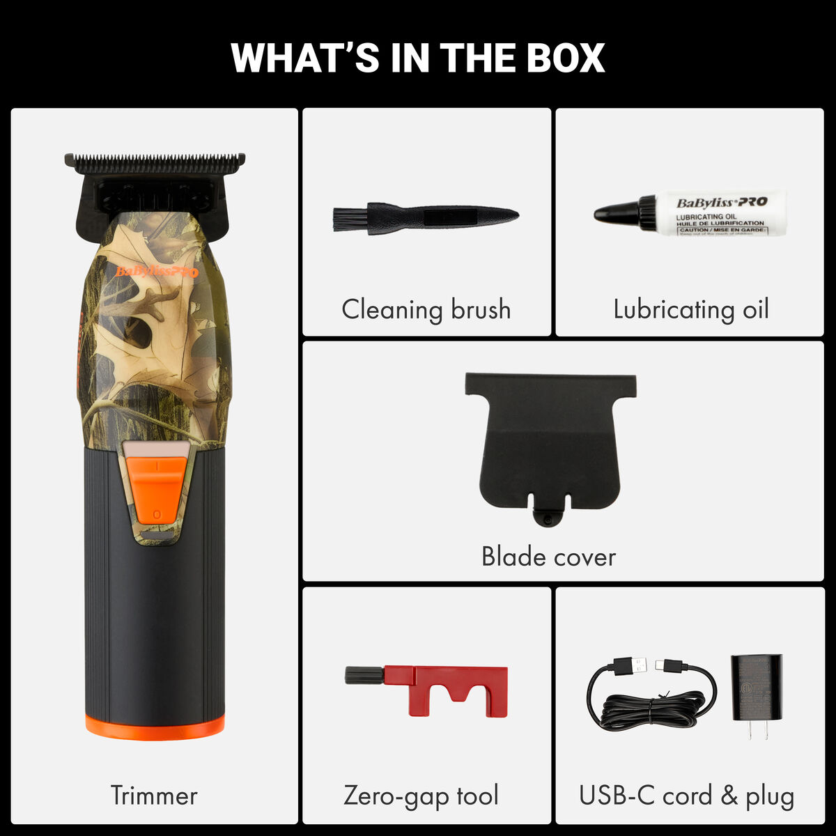 BaBylissPRO&reg; COREFX Trimmer (Limited Edition Camo), , hi-res 7