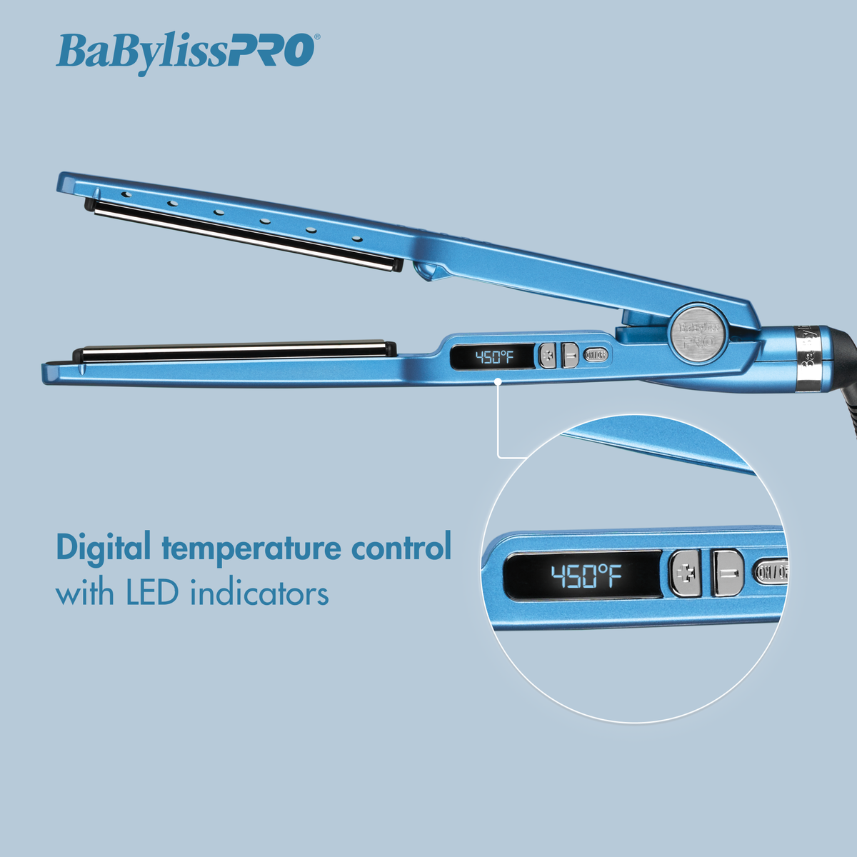BaBylissPRO&reg; Nano Titanium&trade; 1&frac14;" Ionic Straightener, , hi-res 4