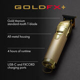 BaBylissPRO&reg; GoldFX All-Metal Trimmer & Double-Foil Shaver Prepack, , hi-res 8