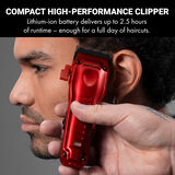 BaBylissPRO&reg; Limited Edition LO-PROFX Compact Clipper (Red), , hi-res 3