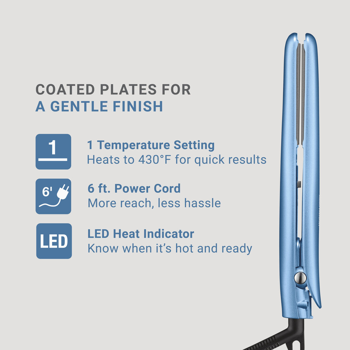 BaBylissPRO&reg; Nano Titanium&trade; 1" Ultra-Sleek Flat Iron & 3/4" Ultra-Sleek Straightener Prepack, , hi-res 8