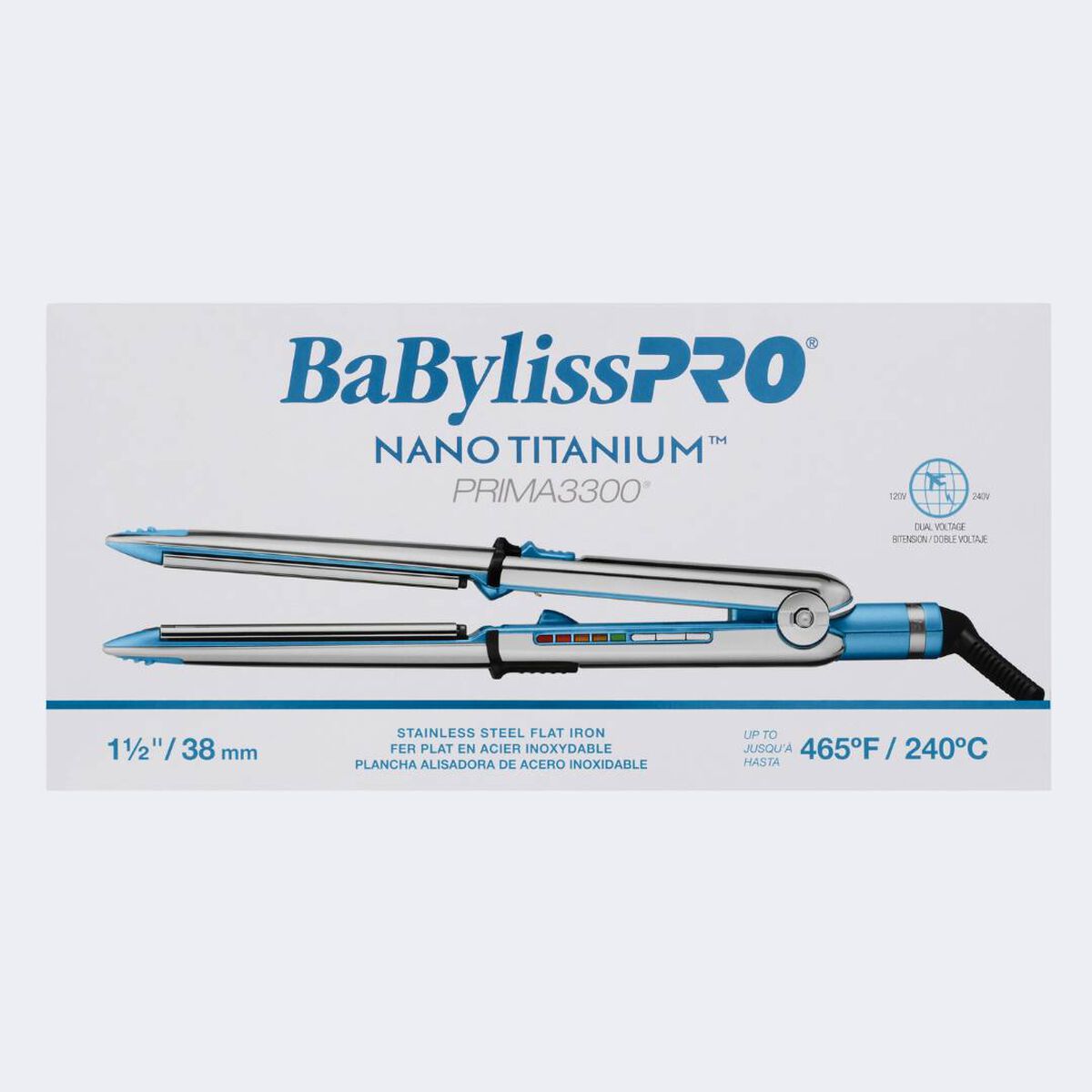 BaBylissPRO&reg; Nano Titanium&trade; 1 1/2" Prima Stainless Steel Styling Iron, , hi-res 5