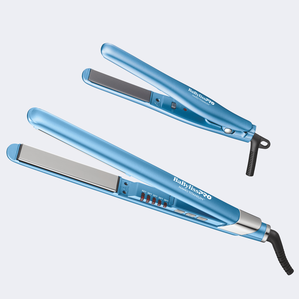 BaBylissPRO&reg; Nano Titanium&trade; 1" Ultra-Sleek Flat Iron & 3/4" Ultra-Sleek Straightener Prepack, , hi-res 2