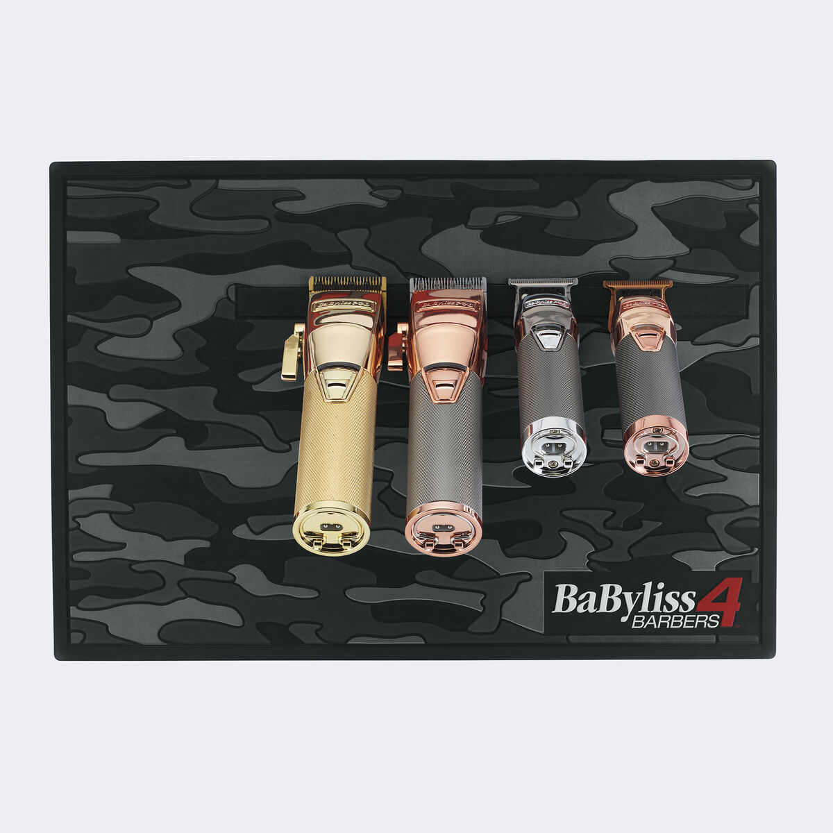 BaBylissPRO&reg; Black Camo Magnetic Strip Barber Mat, , hi-res 2