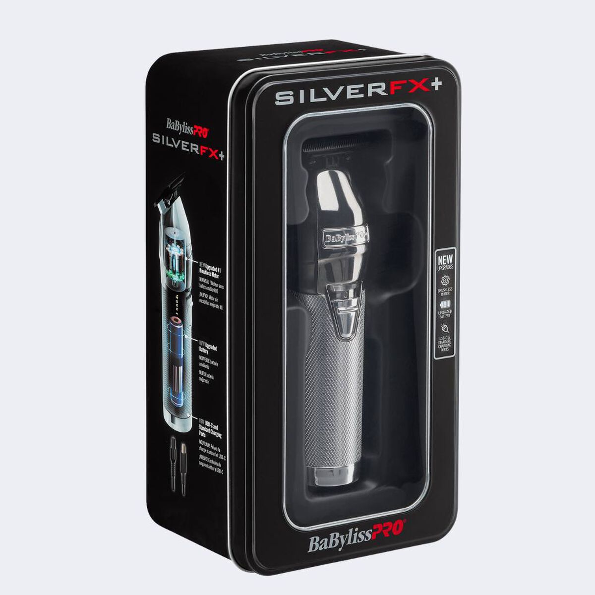 BaBylissPRO&reg; SilverFX+ All-Metal Lithium Outlining Trimmer, , hi-res 6