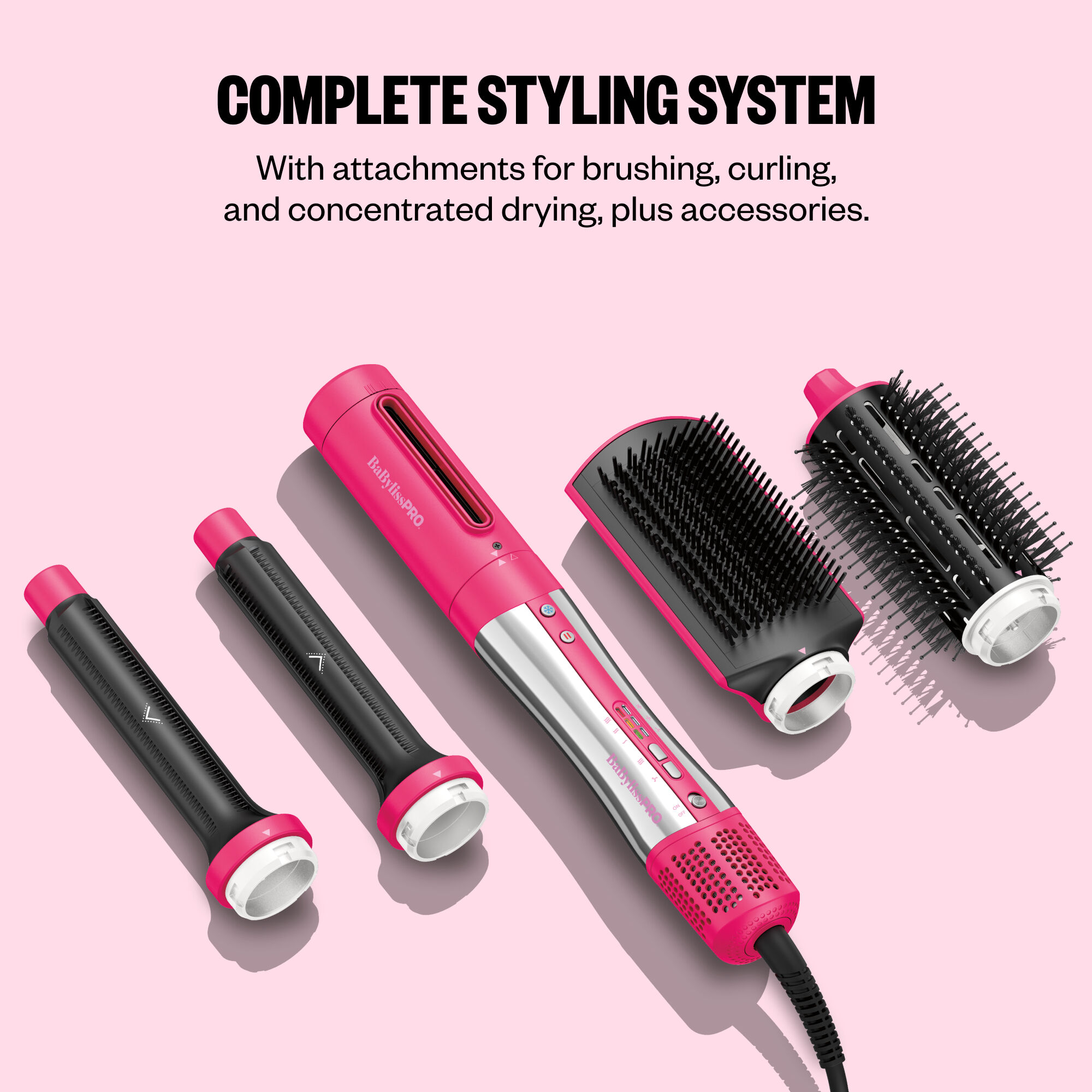 Limited Edition Hot Pink StyleSwitch 5-in-1 Multi Styler & Air