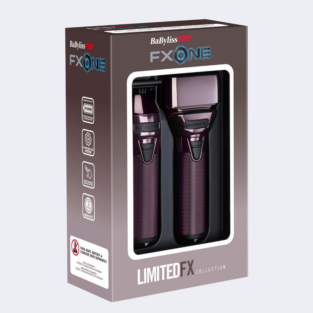 BaBylissPRO&reg; FXONE Limited Edition Nightfall Collection Trimmer & Foil Shaver Prepack (Tools Only), , hi-res 6