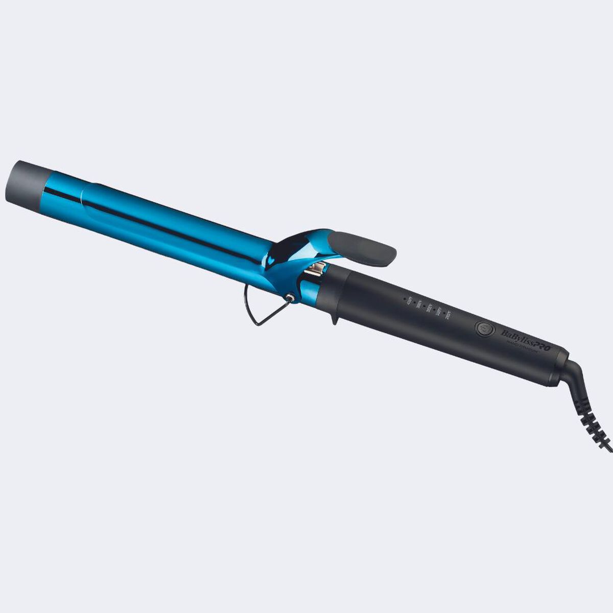BaBylissPRO&reg; Nano Titanium&trade; Limited Edition Black & Blue 1 1/4" Extended Barrel Curling Iron, , hi-res 2