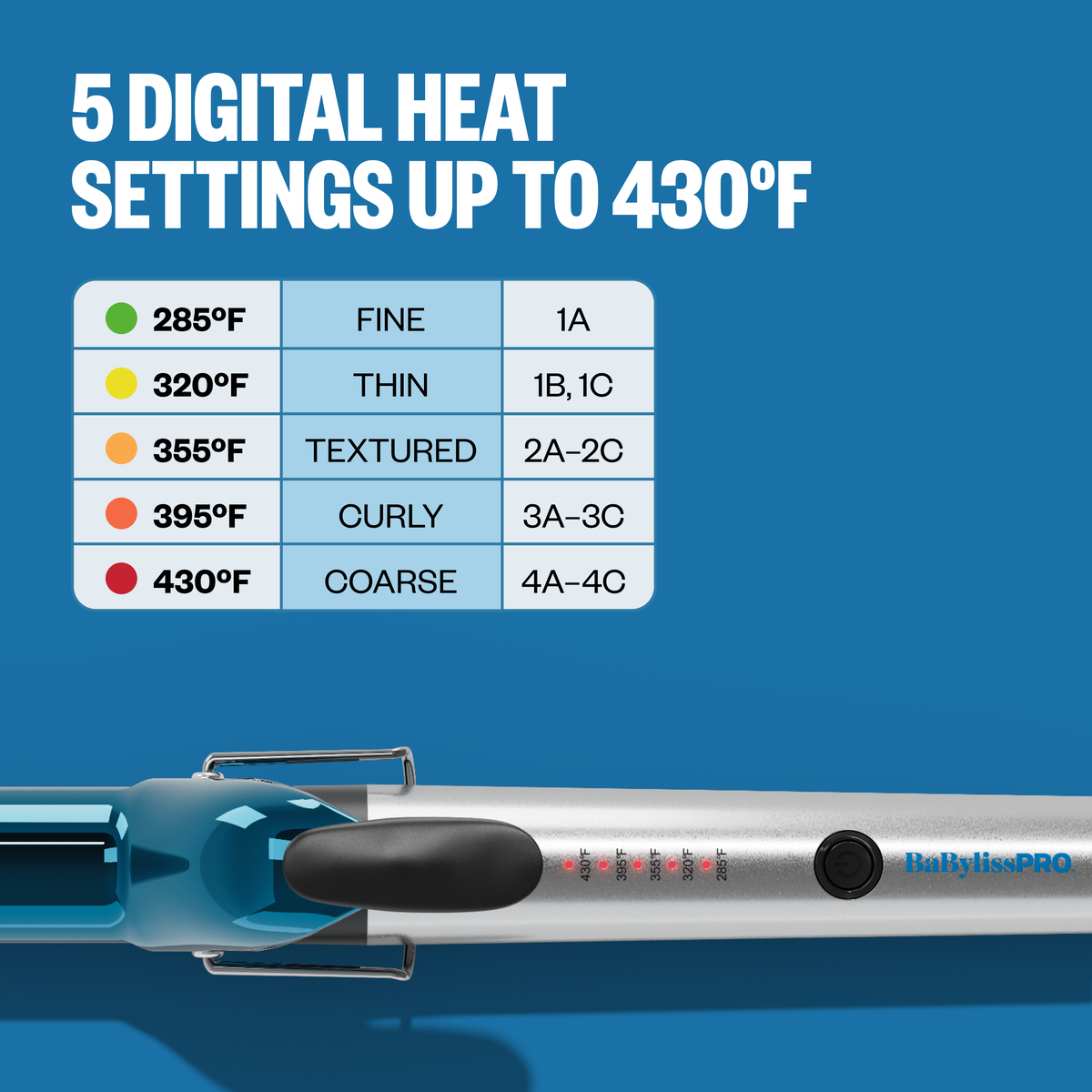 BaBylissPRO&reg; Nano Titanium&trade; 1&frac14;" Extended Barrel Curling Iron, , hi-res 8