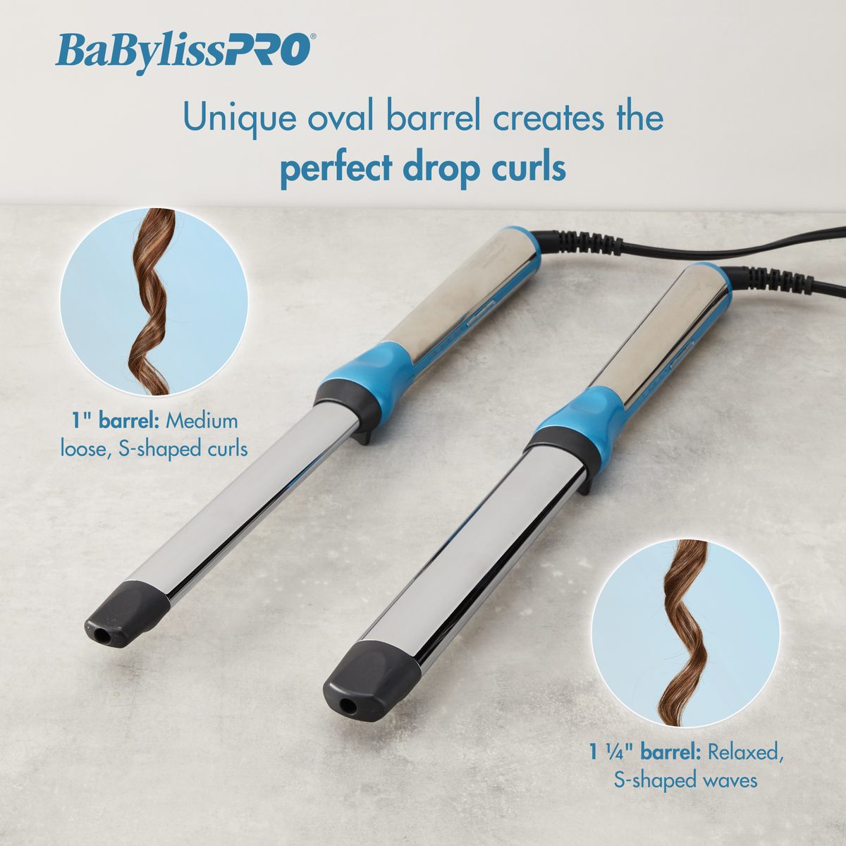 BaBylissPRO&reg; Nano Titanium&trade; 1 1/4" Oval Barrel Wand, , hi-res 4