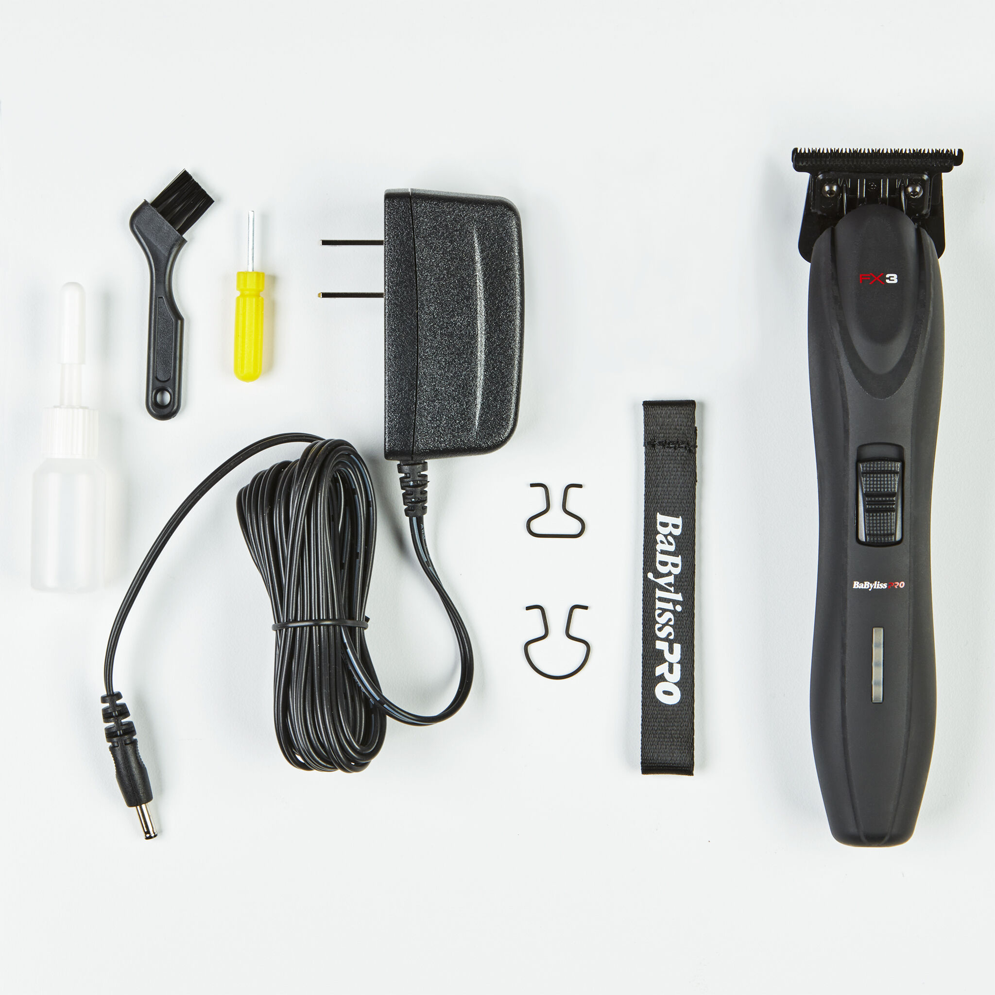 BaBylissPRO FX3 Clipper Black フェードカット必需品 BaBylissPRO FX3 Professional Hi Torque Trimmer