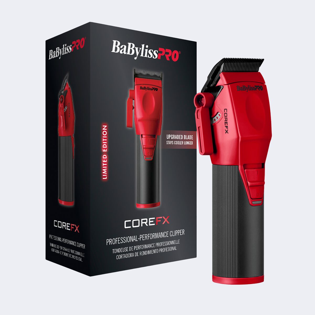 BaBylissPRO&reg; COREFX Clipper (Limited Edition Red), , hi-res 2