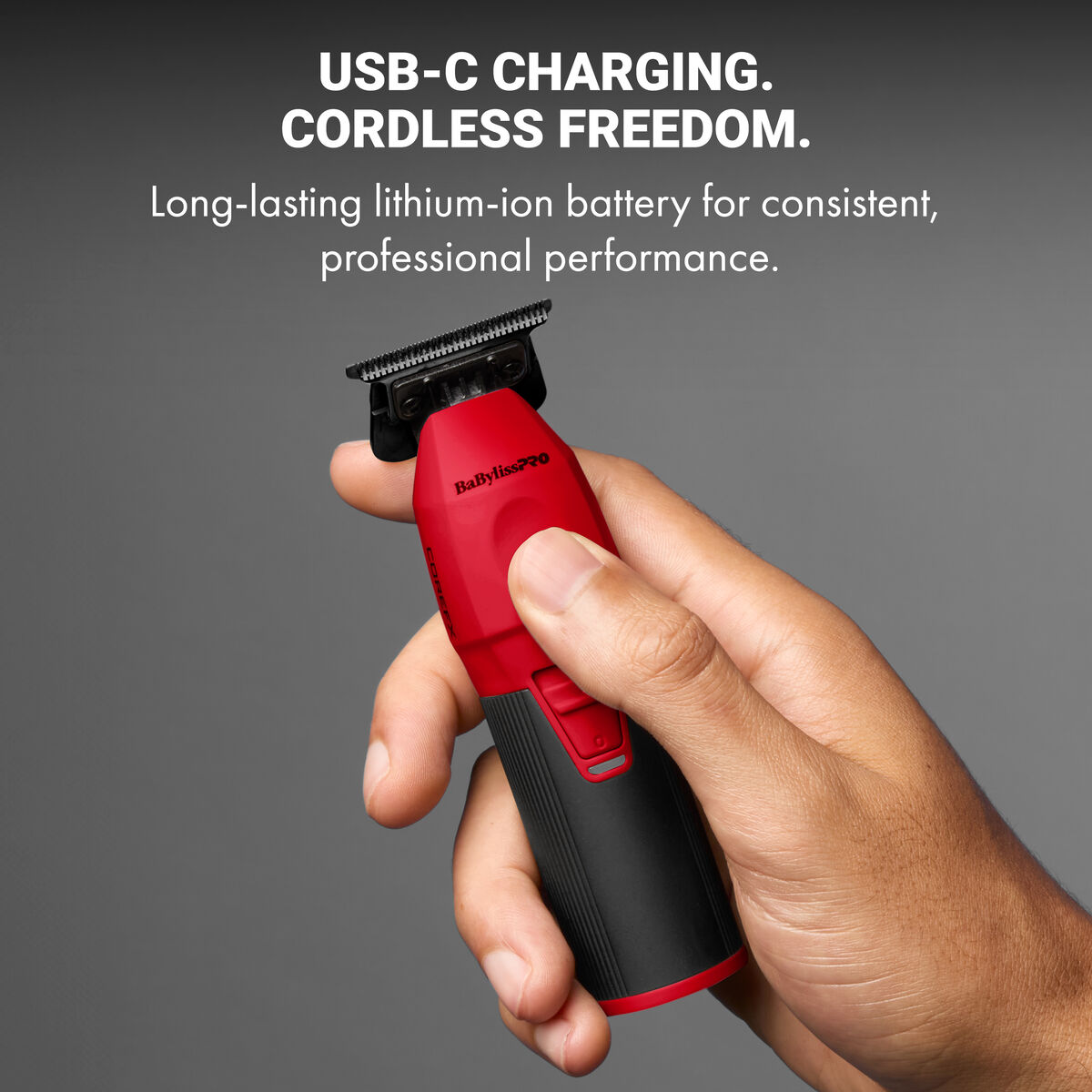 BaBylissPRO&reg; COREFX Trimmer (Limited Edition Red), , hi-res 5