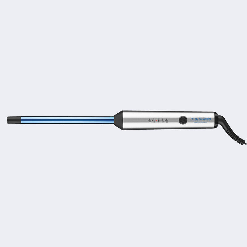 BaBylissPRO&reg; Nano Titanium&trade; Ultra-Slim 1/2" Curling Wand, , hi-res