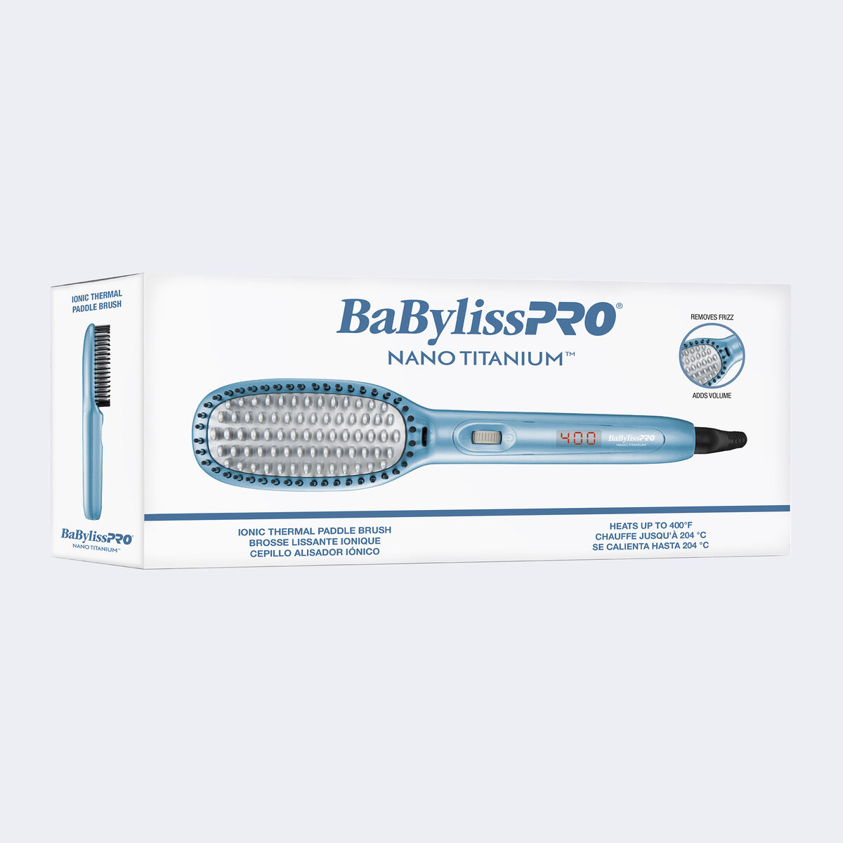 BaBylissPRO&reg; Nano Titanium&trade; Ionic Thermal Paddle Brush, , hi-res 4