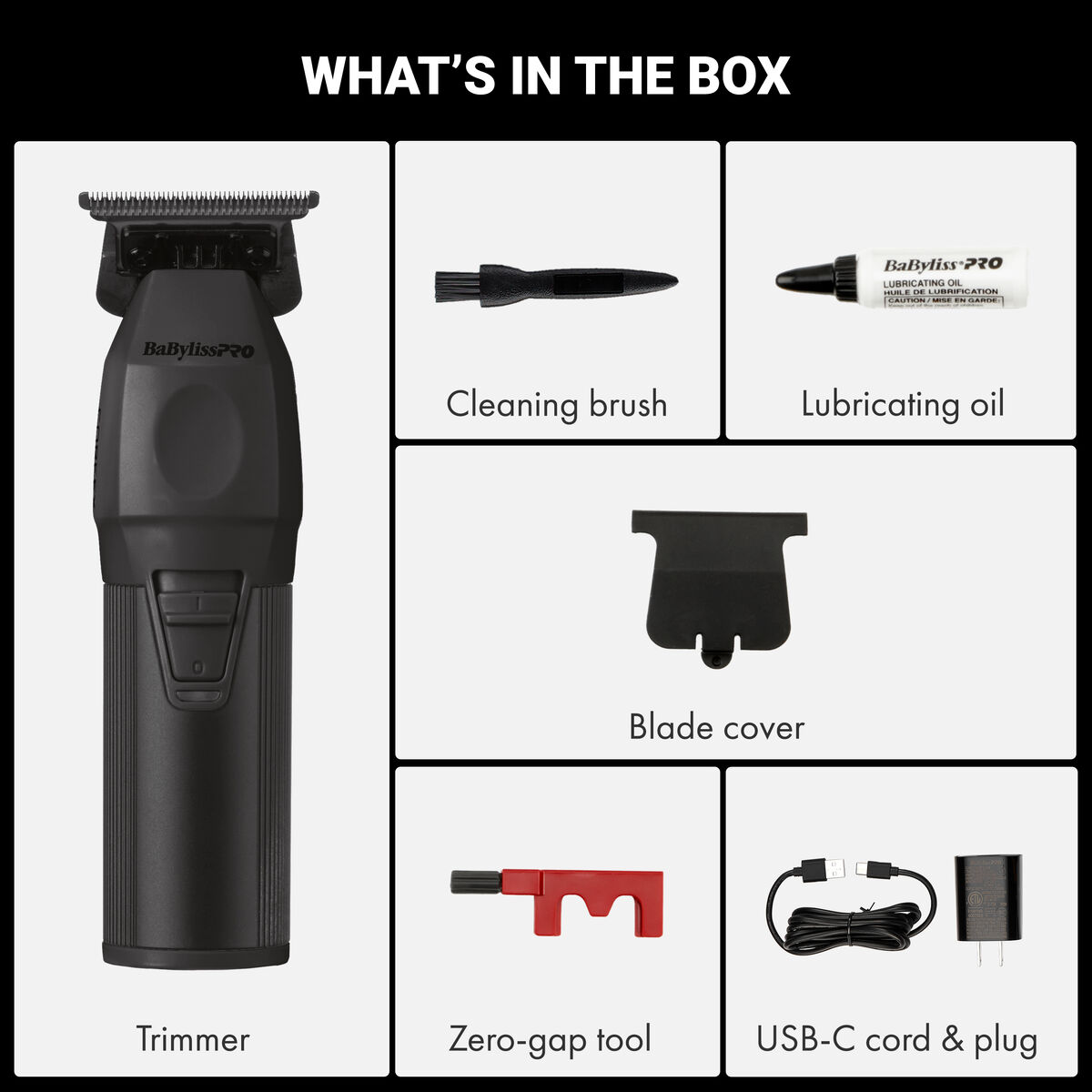 BaBylissPRO&reg; COREFX Trimmer (Matte Black), , hi-res 7
