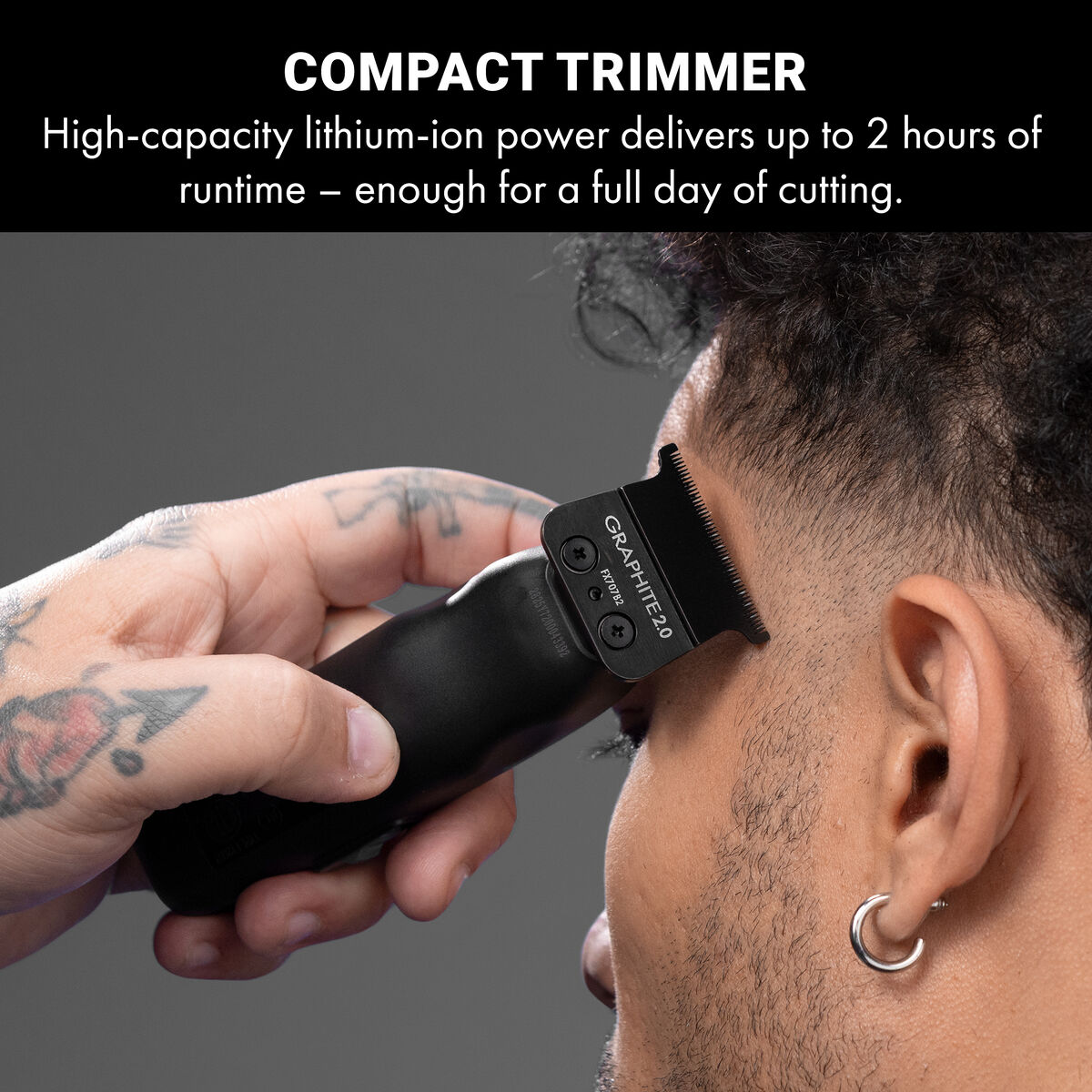 BaBylissPRO&reg; LO-PROFX Compact Series Trimmer (Matte Black), , hi-res 2