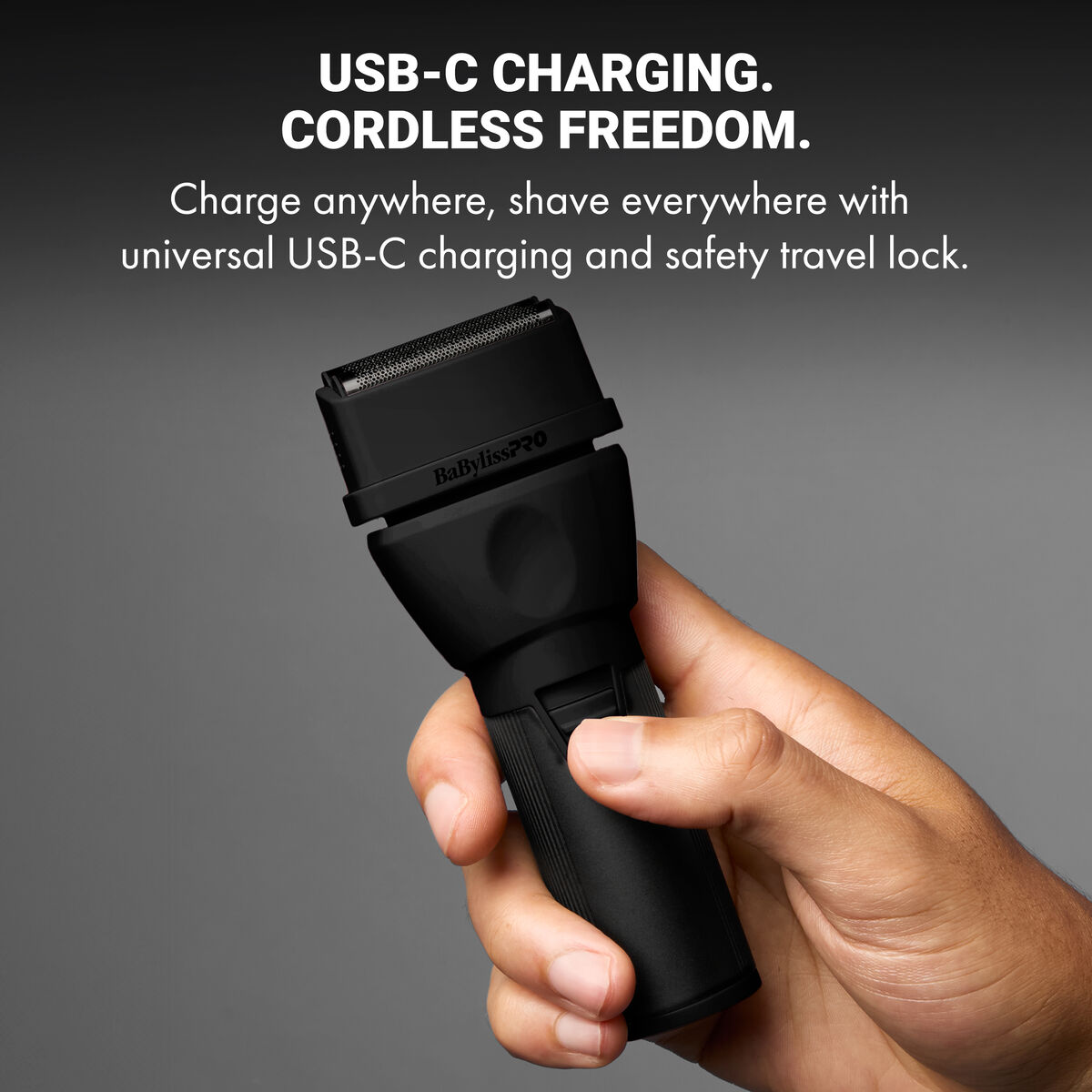 BaBylissPRO&reg; COREFX Double-Foil Shaver (Matte Black), , hi-res 6