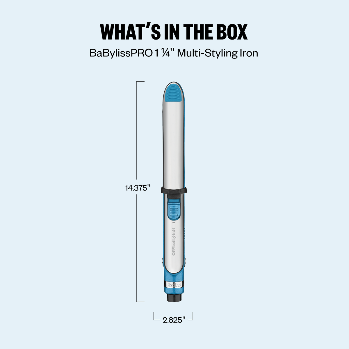 BaBylissPRO&reg; Nano Titanium&trade; Prima3000&reg; 1&frac14;" Ionic Styling Iron, , hi-res 7