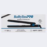 BaBylissPRO&reg; Nano Titanium&trade; Limited Edition Black & Blue 1" Digital Flat Iron, , hi-res 5