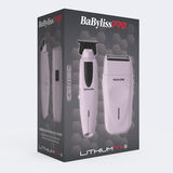 BaBylissPRO&reg; Limited Edition LithiumFX+ Trimmer & Double-Foil Shaver Prepack (Pink), , hi-res 5