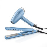 BaBylissPRO&reg; Nano Titanium&trade; Limited Edition Compact Folding Ionic Dryer & 1.25" Digital Ionic Flat Iron Prepack, , hi-res 2