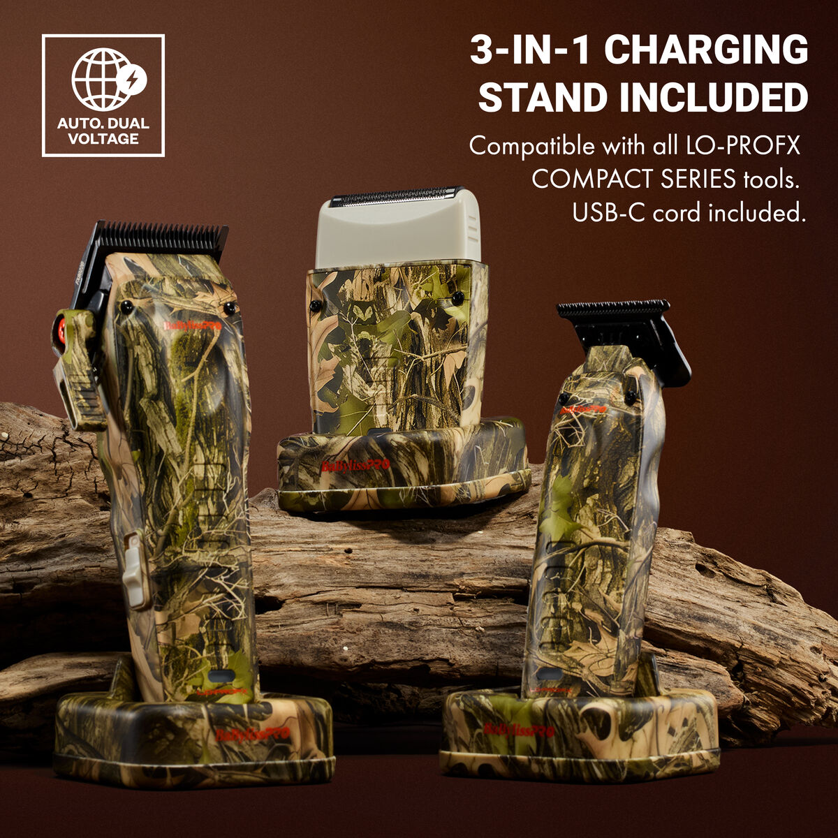 BaBylissPRO&reg; Limited Edition LO-PROFX Compact Single-Foil Shaver (Camo), , hi-res 10