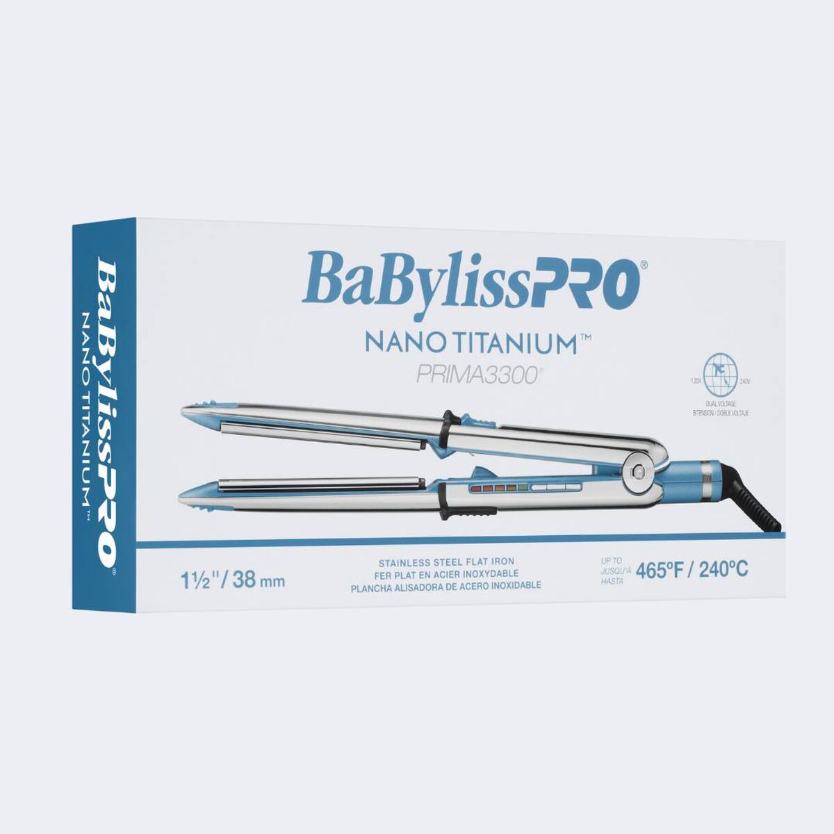 BaBylissPRO&reg; Nano Titanium&trade; 1 1/2" Prima Stainless Steel Styling Iron, , hi-res 6