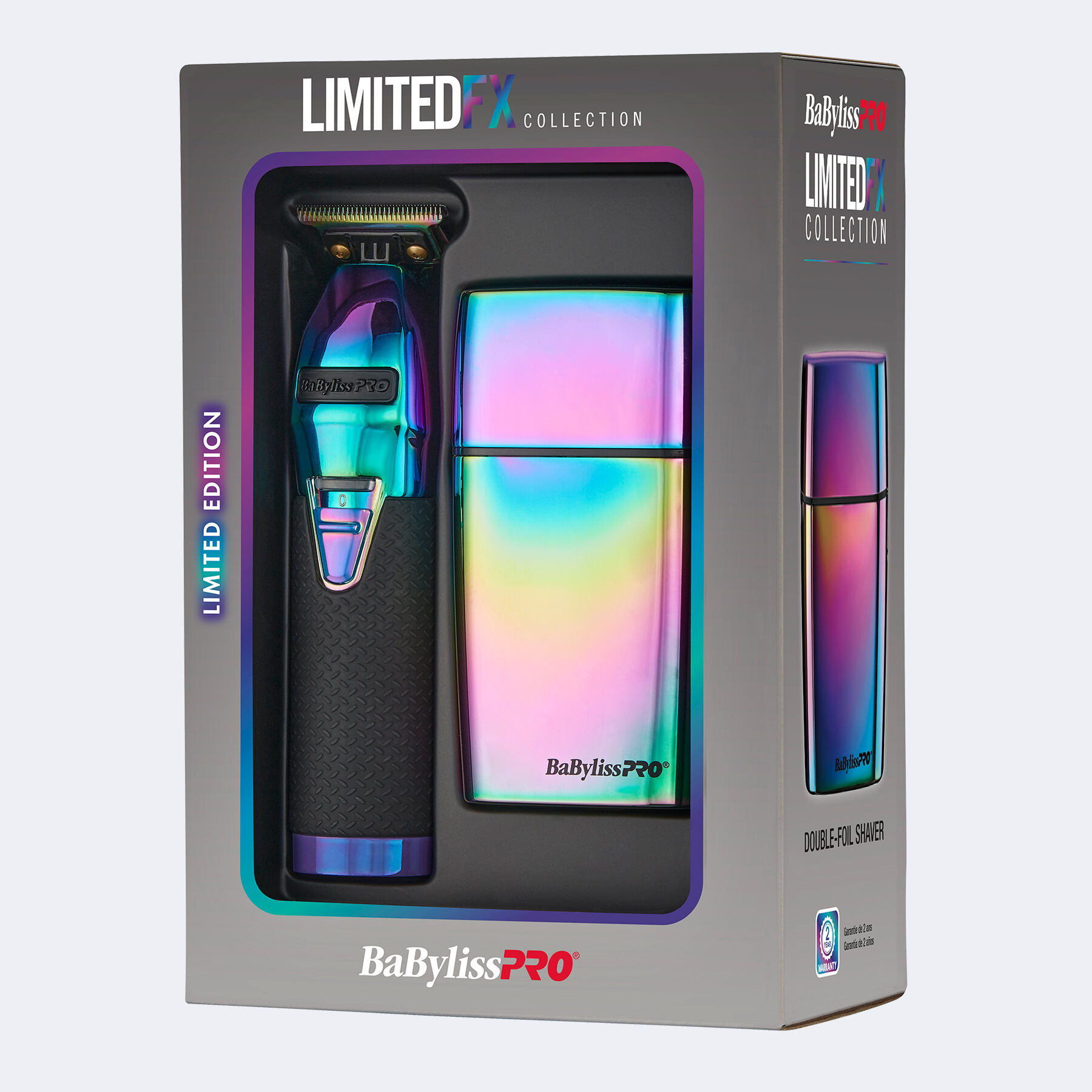 Iridescent Trimmer & Double-Foil Shaver | BaBylissPRO