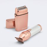 BaBylissPRO&reg; LimitedFX Rose Gold Trimmer and Double Foil Shaver Gift Set, , hi-res 2