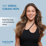 BaBylissPRO&reg; Nano Titanium&trade; 1&frac14;" Spring Curling Iron, , hi-res 3