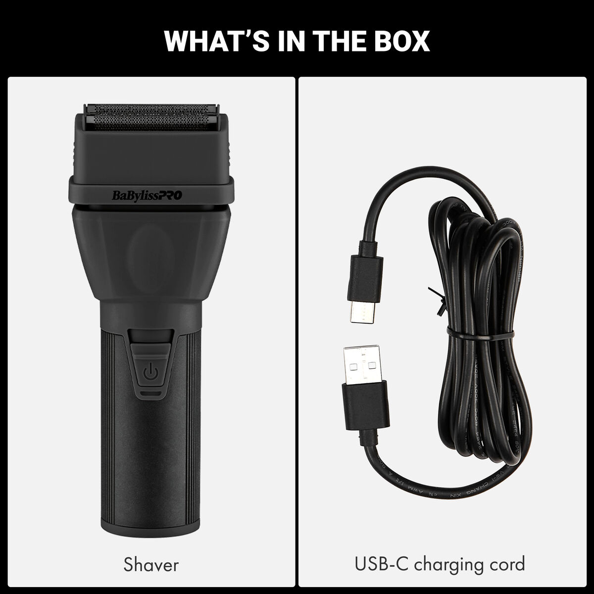 BaBylissPRO&reg; COREFX Double-Foil Shaver (Matte Black), , hi-res 9