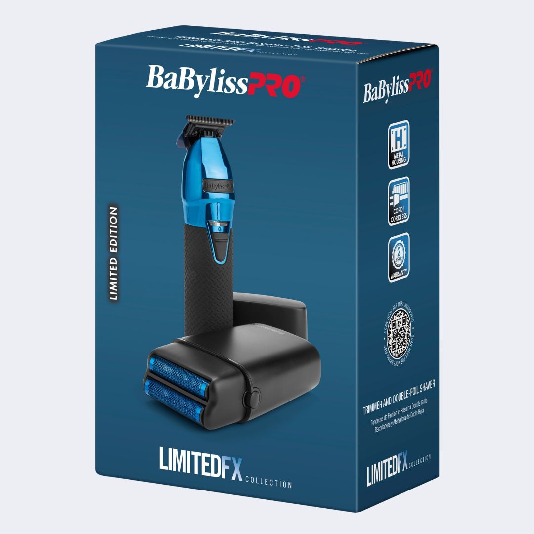 BaByliss PRO LimitedFX　Black & Blue 希少 Limited Edition Black & Blue Trimmer and Shaver Gift Set | BaBylissPRO