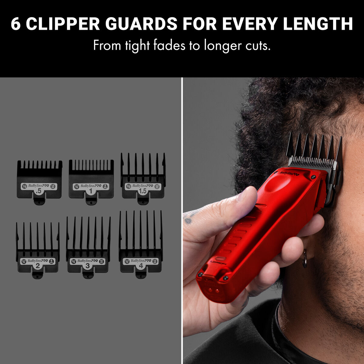 BaBylissPRO&reg; Limited Edition LO-PROFX Compact Clipper (Red), , hi-res 8