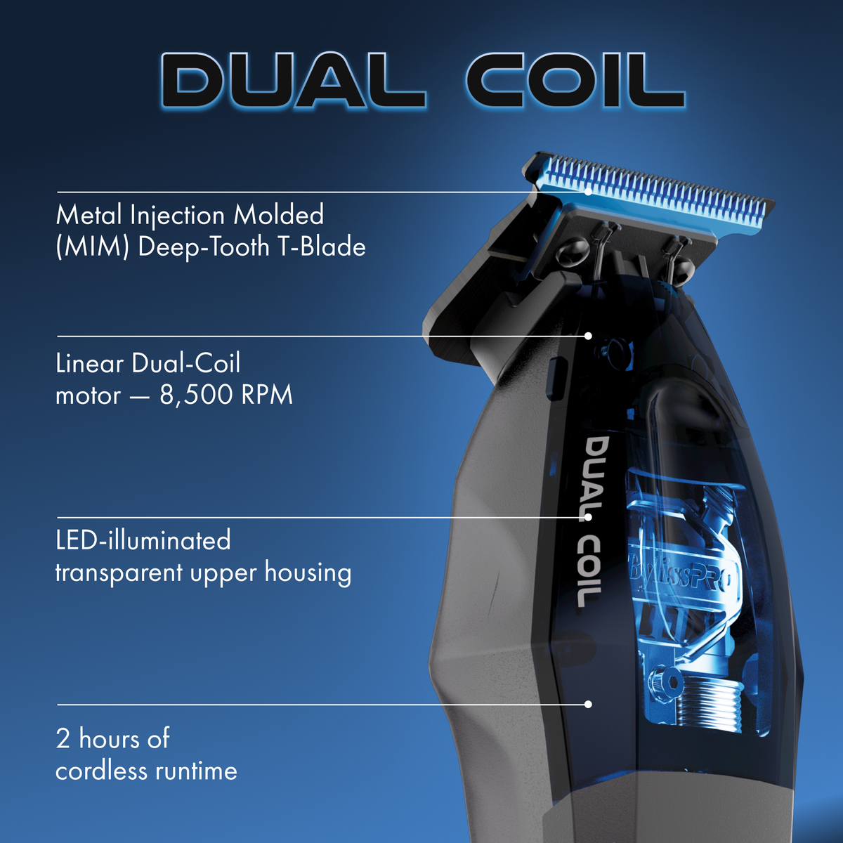 BaBylissPRO&reg; Dual-Coil Motor Trimmer, , hi-res 8