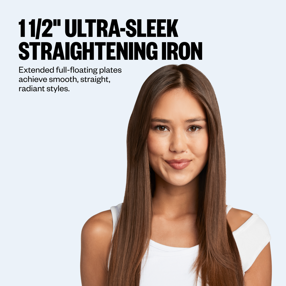 BaBylissPRO&reg; Nano Titanium&trade; 1.5" Ultra-Sleek Straightening Iron (Iced Blue), , hi-res 3