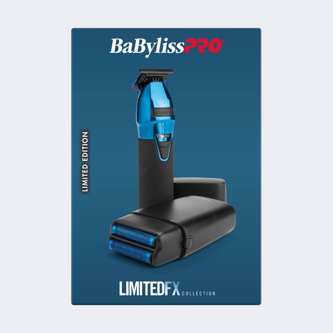 Limited Edition Black & Blue Trimmer and Shaver Gift Set | BaBylissPRO